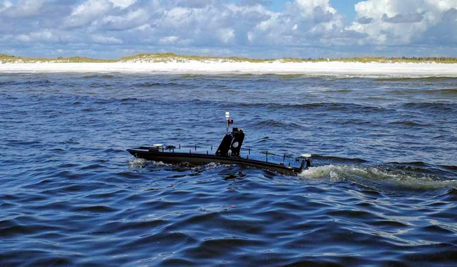 USV satcom connectivity and monitoring