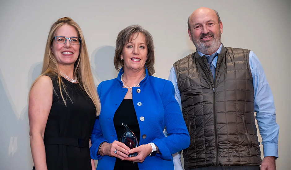 Rebecca wins MSUA president's award